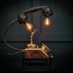 Photo retro wall lamp