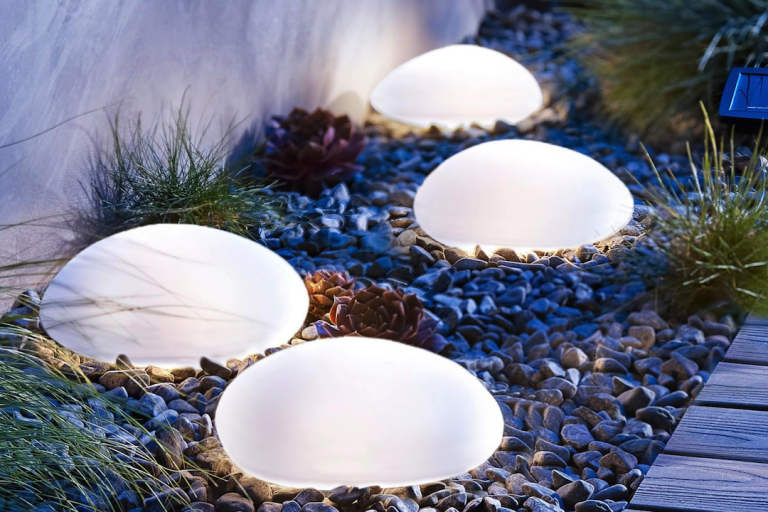 Luces solares de jardín impermeables para exteriores